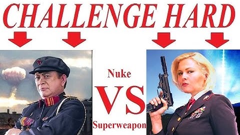 🔴 C&C Generals Zero Hour - Challenge Hard - 6 - Nuke vs Superweapon 🔴
