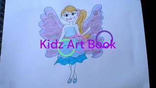 How to Draw Barbie Fairy, How to draw a fairy easy barbie drawing easy