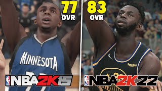 Poster Dunk With Andrew Wiggins In Every NBA 2K!