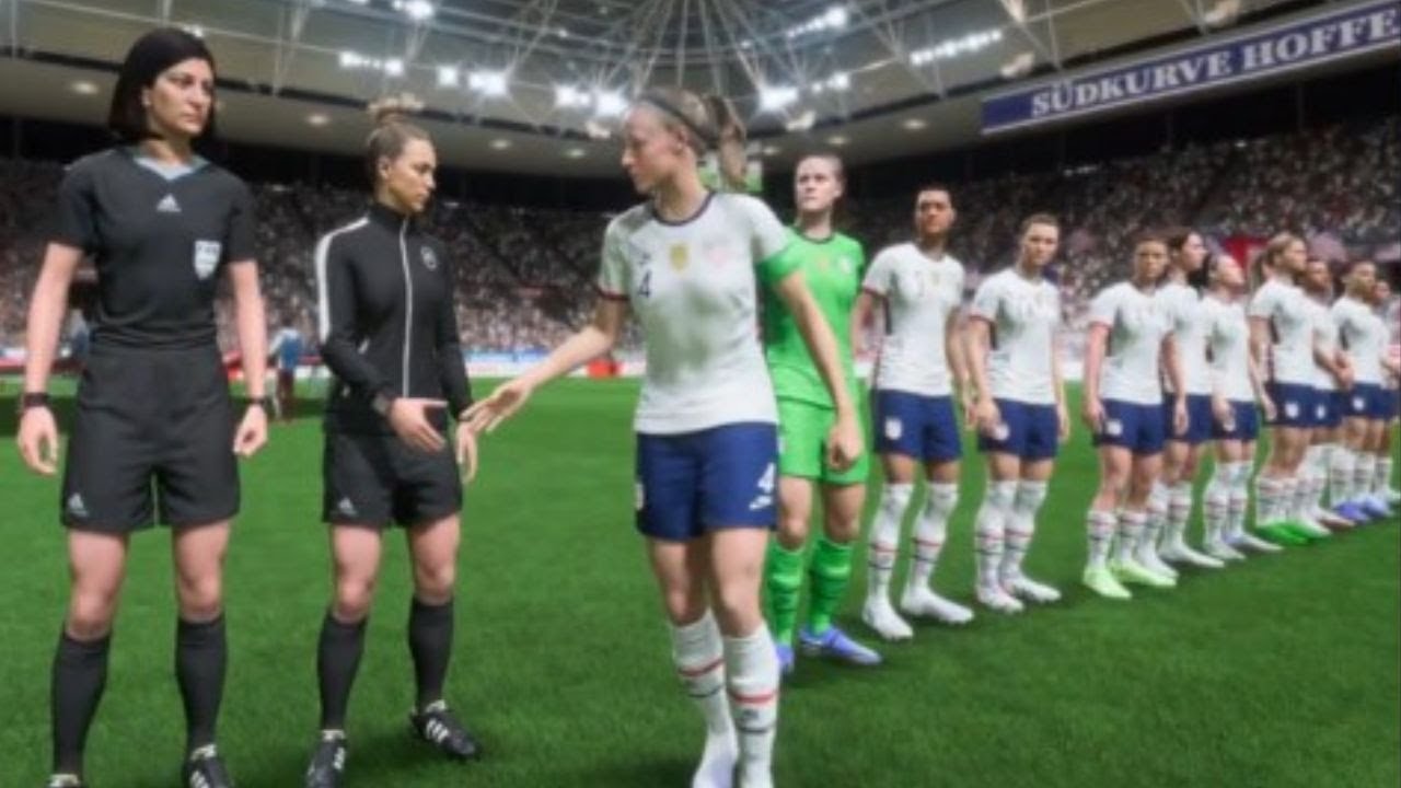usa vs netherlands women's soccer women's football FIFA 23 YouTube