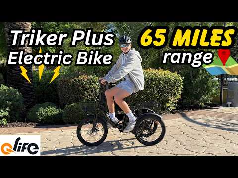 Zac's New Ride: Triker Plus Folding 3 Wheels Electric Bike