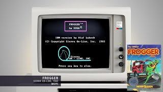 Frogger - Sierra On-Line, 1983 - IBM/PC (4K)