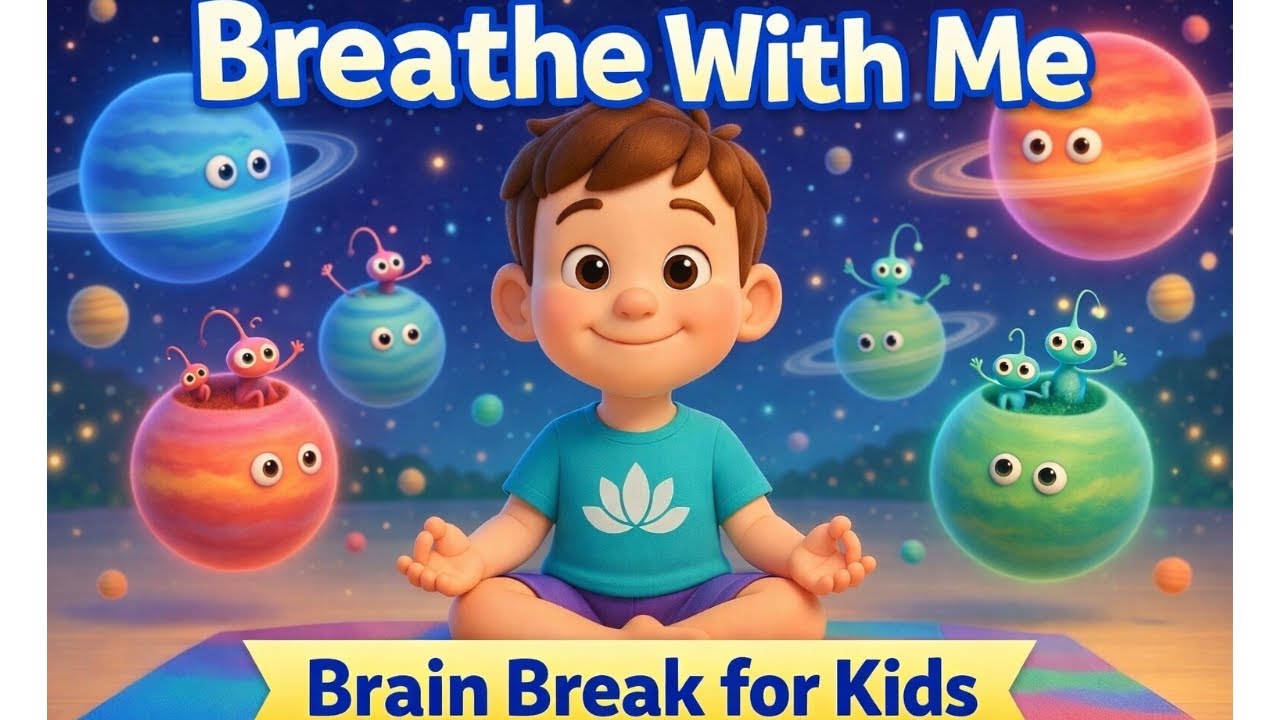 Calm Breathing Exercise for Kids | Brain Break | Little Einstein Universe