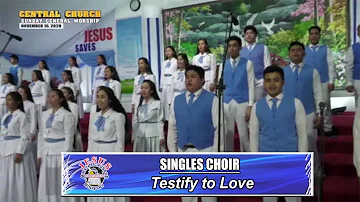 JMCIM | Testify to Love | Singles Choir | November 15, 2020