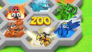 RAINBOW FRIENDS ELEMENTAL ZOO! (Water, Earth, Ice) screenshot 3