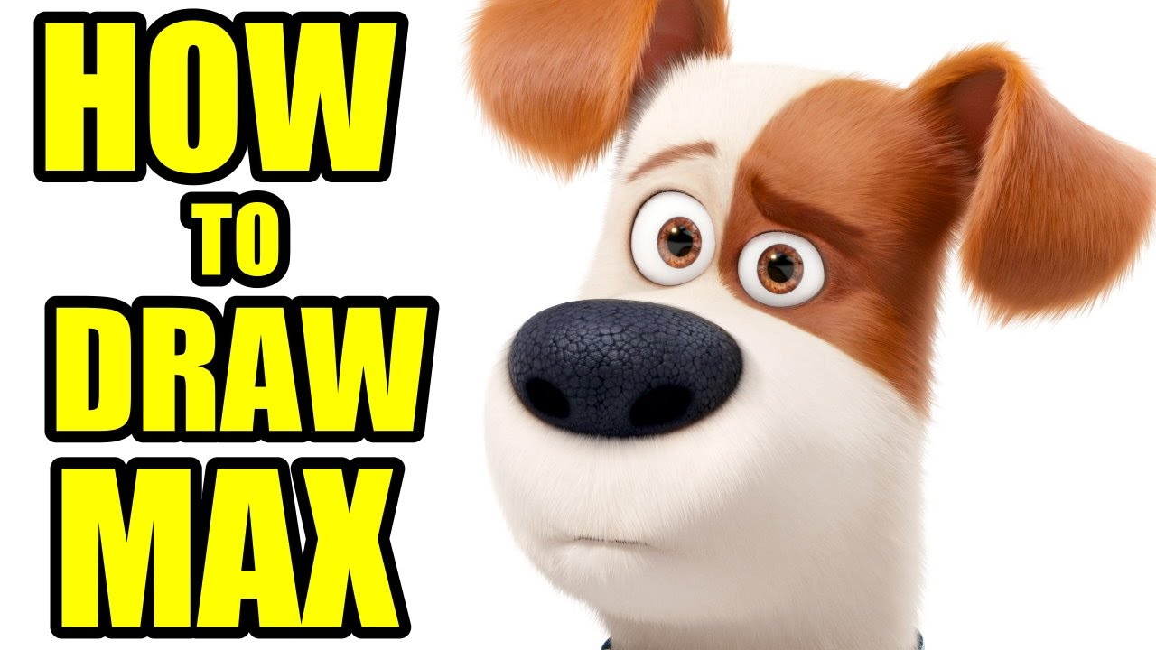 How To Draw : How To Draw Max From The Secret Life Of Pets Step By Step ...