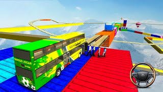 Hill Bus Driving Simulator Impossible Bus Tracks । Android Gameplay screenshot 1