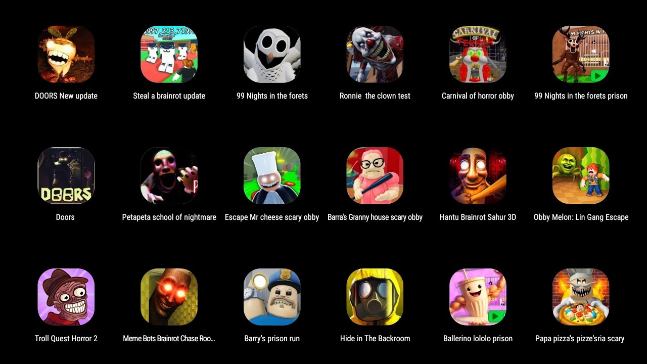 Doors: (OUTDOORS; FLOOR 2; HOTEL+; CLASSIC) - DOORS The Great Outdoors Roblox obby