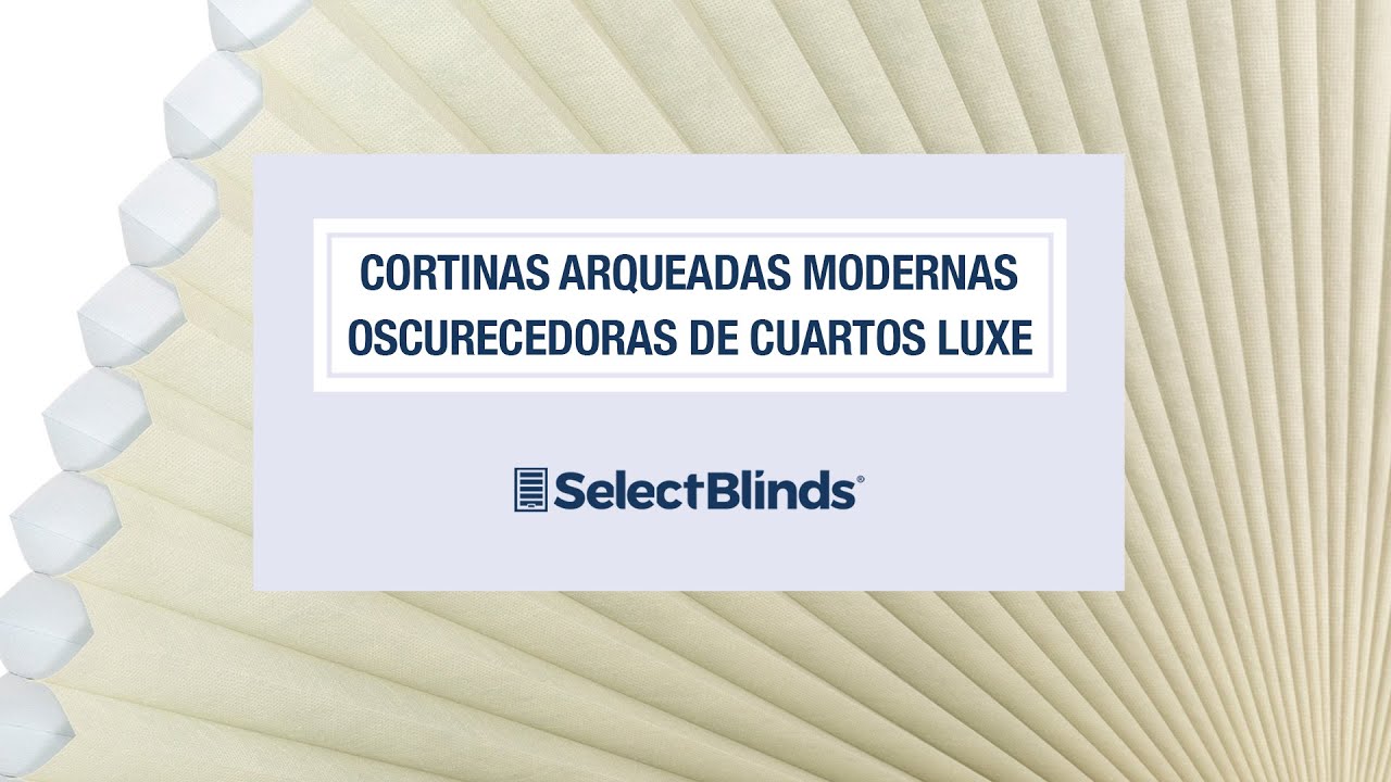 Cortinas Arqueadas Modernas Oscurecedoras de Cuartos Luxe de SelectBlinds.com
