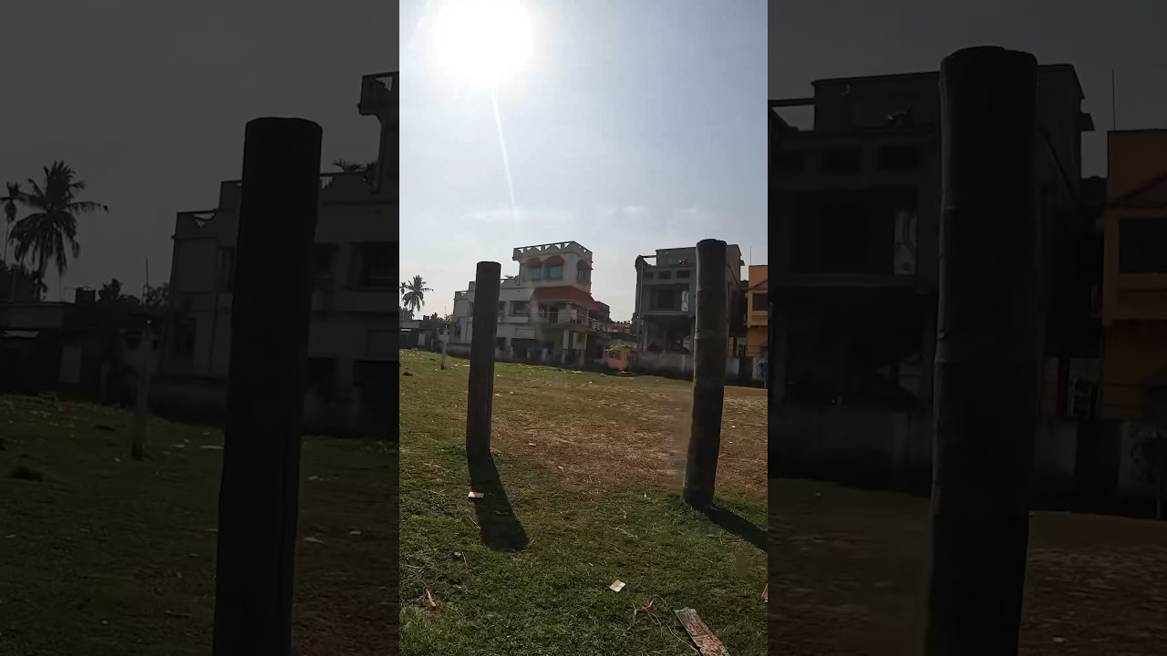 Crashing FPV against a goal post 