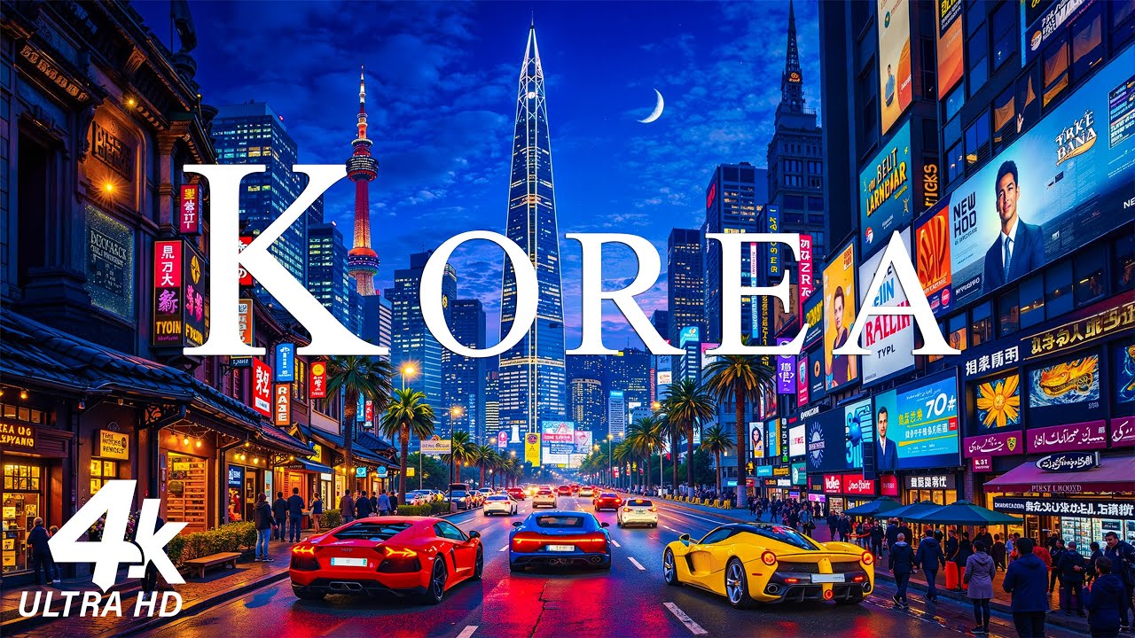 Корейский фильм о природе в формате 4K - Азиатская фортепианная музыка - Природные пейзажи