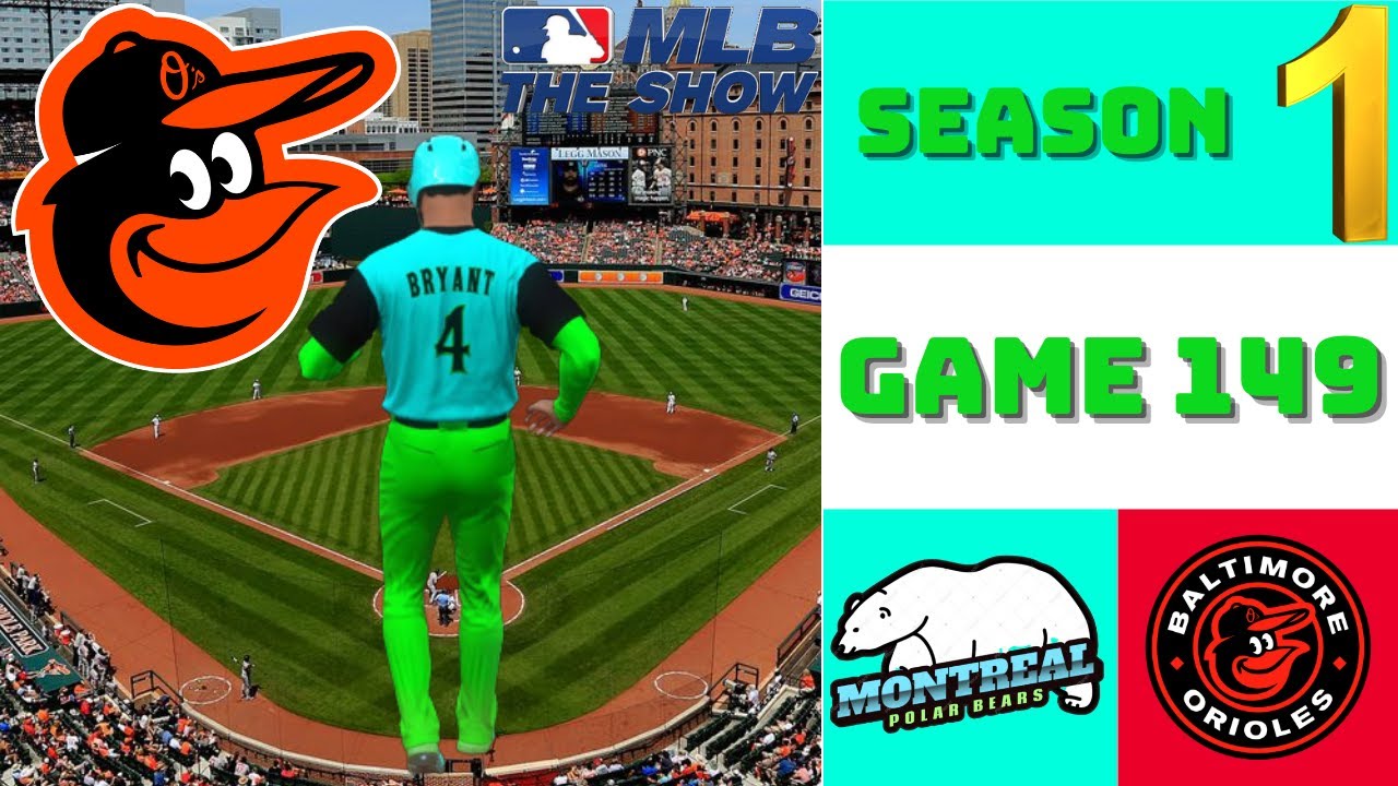 Msaj 9 Polar Bears Franchise - Game 149 - (136-12) Polar Bears @ Orioles (61 ...