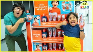 ryan build his own toothbrush at the colgate factory new ryans world dental care revealed