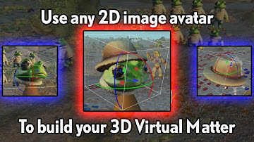 Build your 3D Virtual Matter avatar from images - Atomontage 3D Gen AI integration with CSM Cube