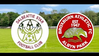 Dalbeattie Star v Broxburn Athletic