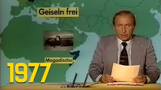ARD Tagesschau 20:00 Uhr mit Karl-Heinz Köpcke (18.10.1977)
