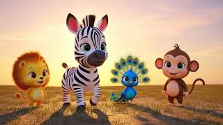Baby Zebra's Brave Shadow! 🦓✨ From Scared to Super Brave!