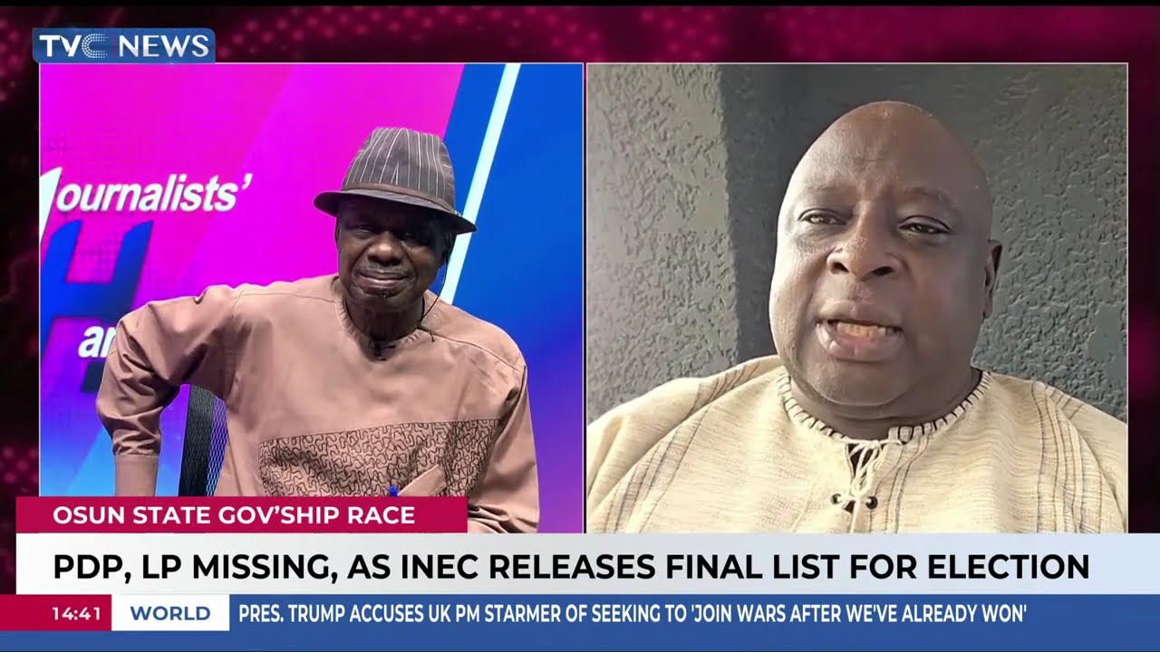 PDP, LP Missing, As INEC Releases Final List For Osun Gov'ship Election