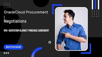 Oracle Cloud Procurement  Negotiations