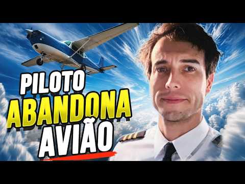PILOT JUMPS OUT OF PLANE AND LEAVES STUDENT BEHIND