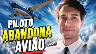 PILOT JUMPS OUT OF PLANE AND LEAVES STUDENT BEHIND