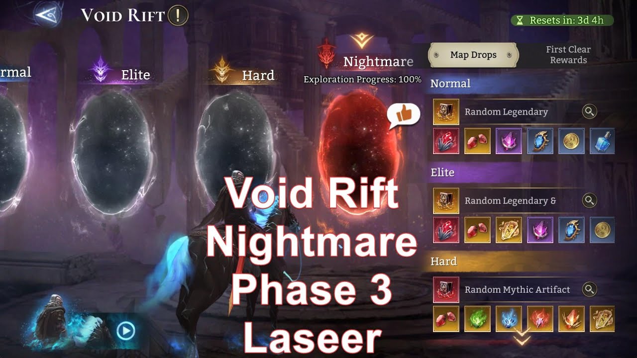 Void Rift - Nightmare - Phase 3 - Laseer [Watcher of Realms] - YouTube