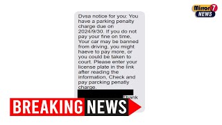 DVSA Issues Urgent Warning on Fake Parking Fine Text Scam
