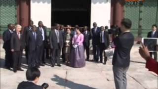 RTI - Le pre?sident Alassane Ouattara a effectue? une visite officielle en Core?e
