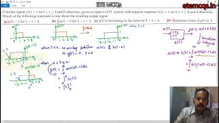 NPTEL Problem on Convolution Integral
