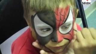 spiderman face painting easy paint spider venom designs halloween tutorial templates facepaint makeup cool scary happy paintings shatterlion info