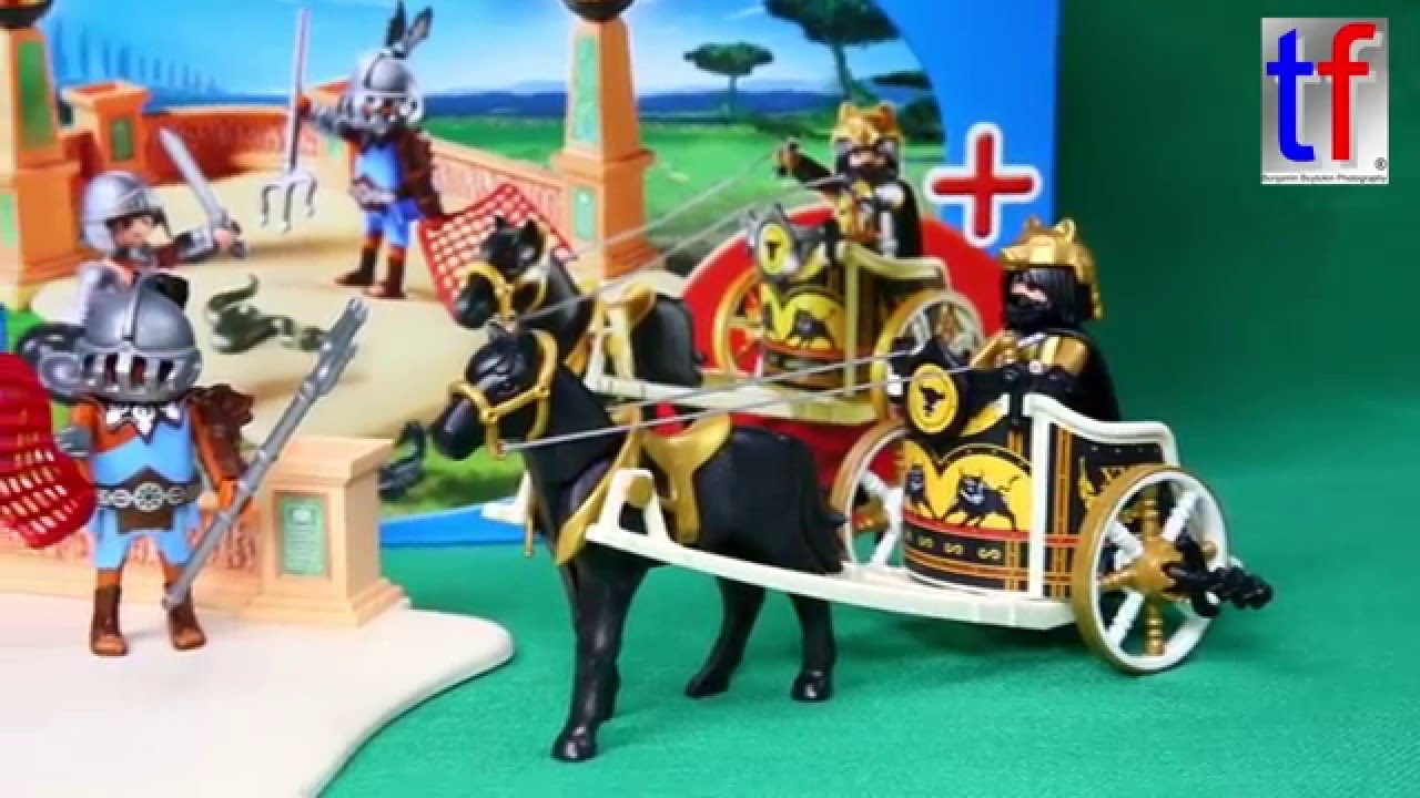 Playmobil 6868 NEW ROMAN StarterSet Gladiatorenkampf Unboxing, 2016. YouTube