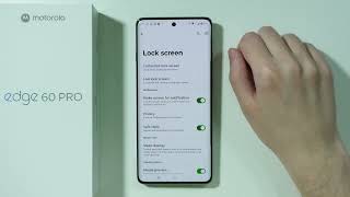 Motorola Edge 60 Pro: How to Show/Hide Media Preview on Lock Screen screenshot 1
