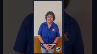 Faith Dixon, President, VFW 573 auxiliary, spoke to reporter Karringtan Harris Faith Dixon, President, VFW 573 auxiliary, spoke to reporter Karringtan Harris