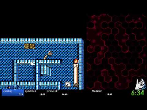 Times of Lore(NES) speedrun in 15:09