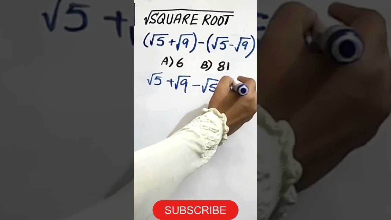 Square Root Trick | Under Root Trick | DeerMaths