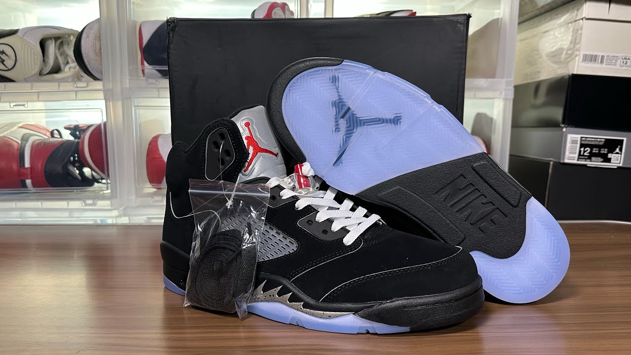 AJ 5 Black Metallic Reimagined Review. (3rd Party) - YouTube