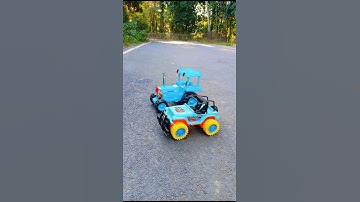 Remote Control Tow Piece Racing Tractor & Rc Jeep Wow Reverse Video Blue Colour 😲 #newshorts #shorts