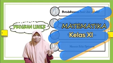 Program Linier Bagian 1 Kelas XI Matemata Wajib