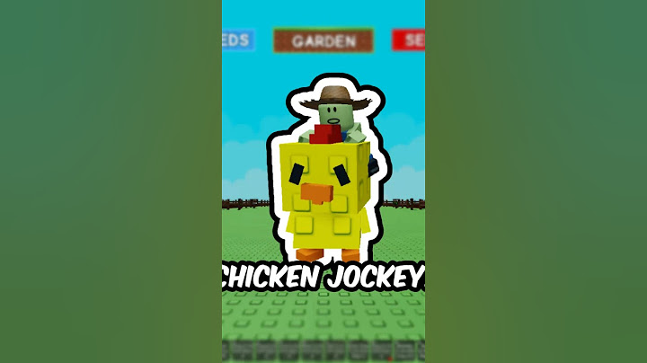 HOW TO GET THE NEW CHICKEN JOCKEY IN GROW A GARDEN! [REVIEW]