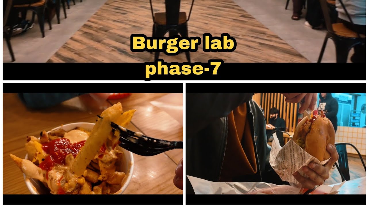 I visit Burger lab phase 7 dynamite, animal fries & crispy chicken