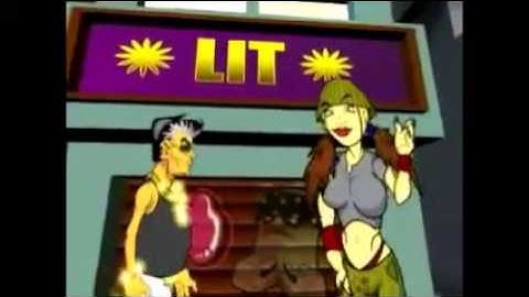 the nutshack theme but every word is in a different video 035