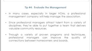 Community Resources:   Tips for First-Time Buyers in HOA Communities