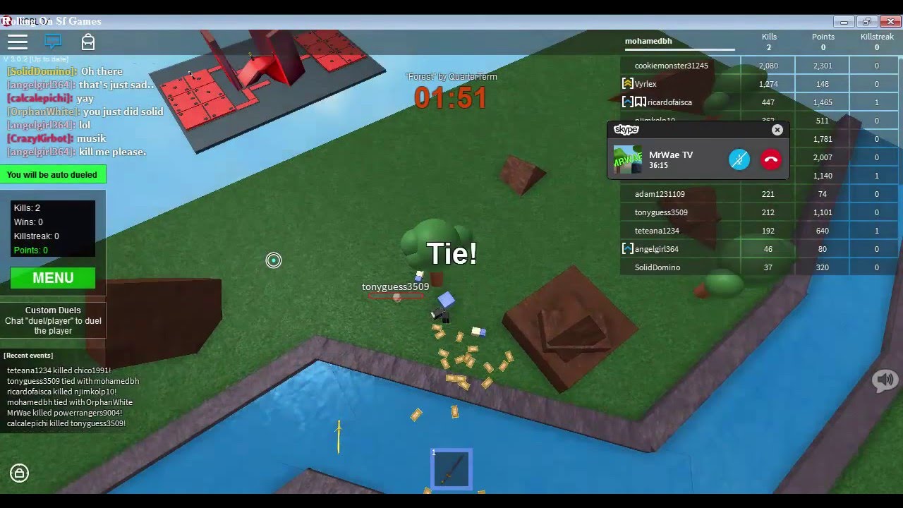 Trolling People On Sword Fighting Place's (ROBLOX)