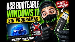 🚨COMO INSTALAR WINDOWS 11 desde USB SIN RUFUS NI PROGRAMAS 🔥