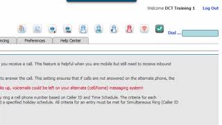 DCT Personal Portal: Using Simultaneous Ring