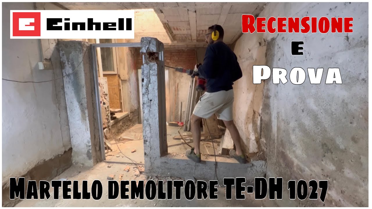 Einhell Martello Demolitore TE-DH 32 1500W - Con Valigetta, Scalpello E Puntale Per Demolizioni - Foto 3