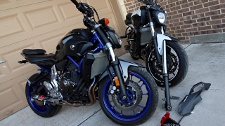 Switching Parts From One Fz-07 To The Other!