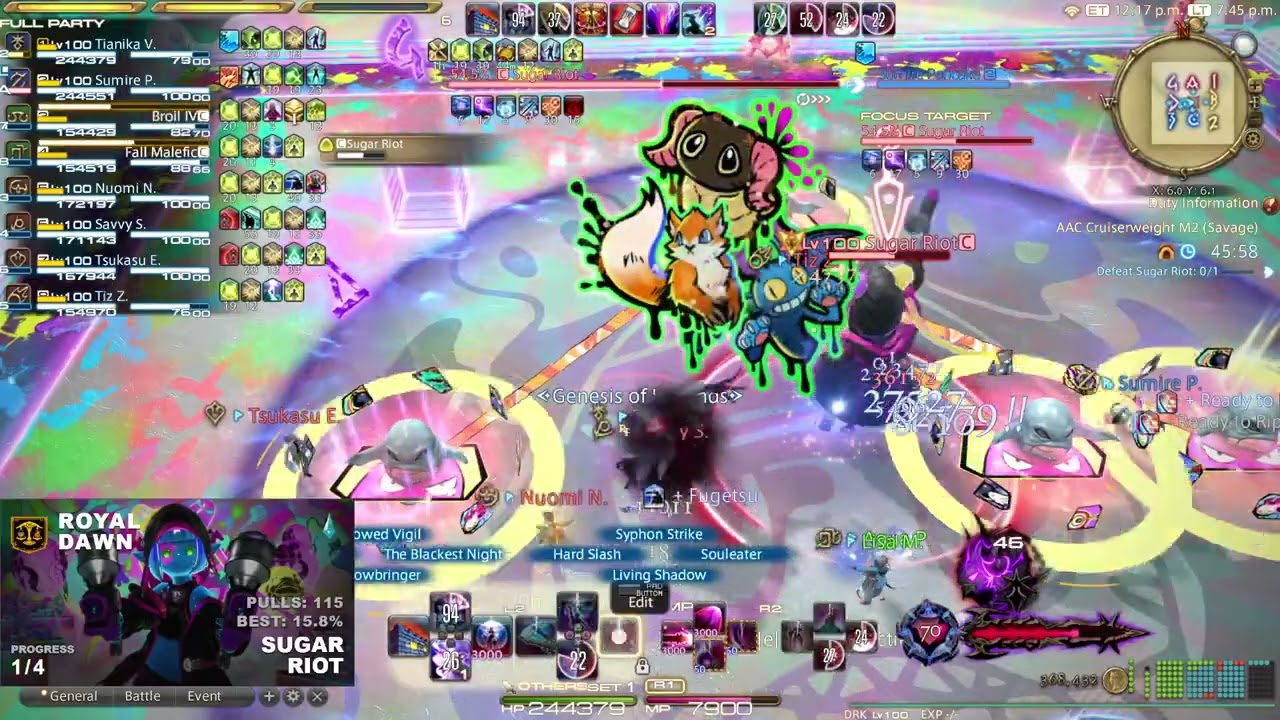 FFXIV M6S /w Royal Dawn (DRK POV)