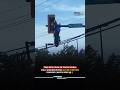 Bike Stuck on Traffic Signal Light – Unexpected Scene Shocks Everyone! 😱🚦” | #shorts