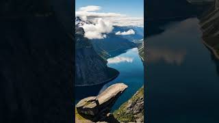 Trolltunga Norway 🇳🇴 | The Most Beautiful Place in Europe | Peaceful Nature 4K